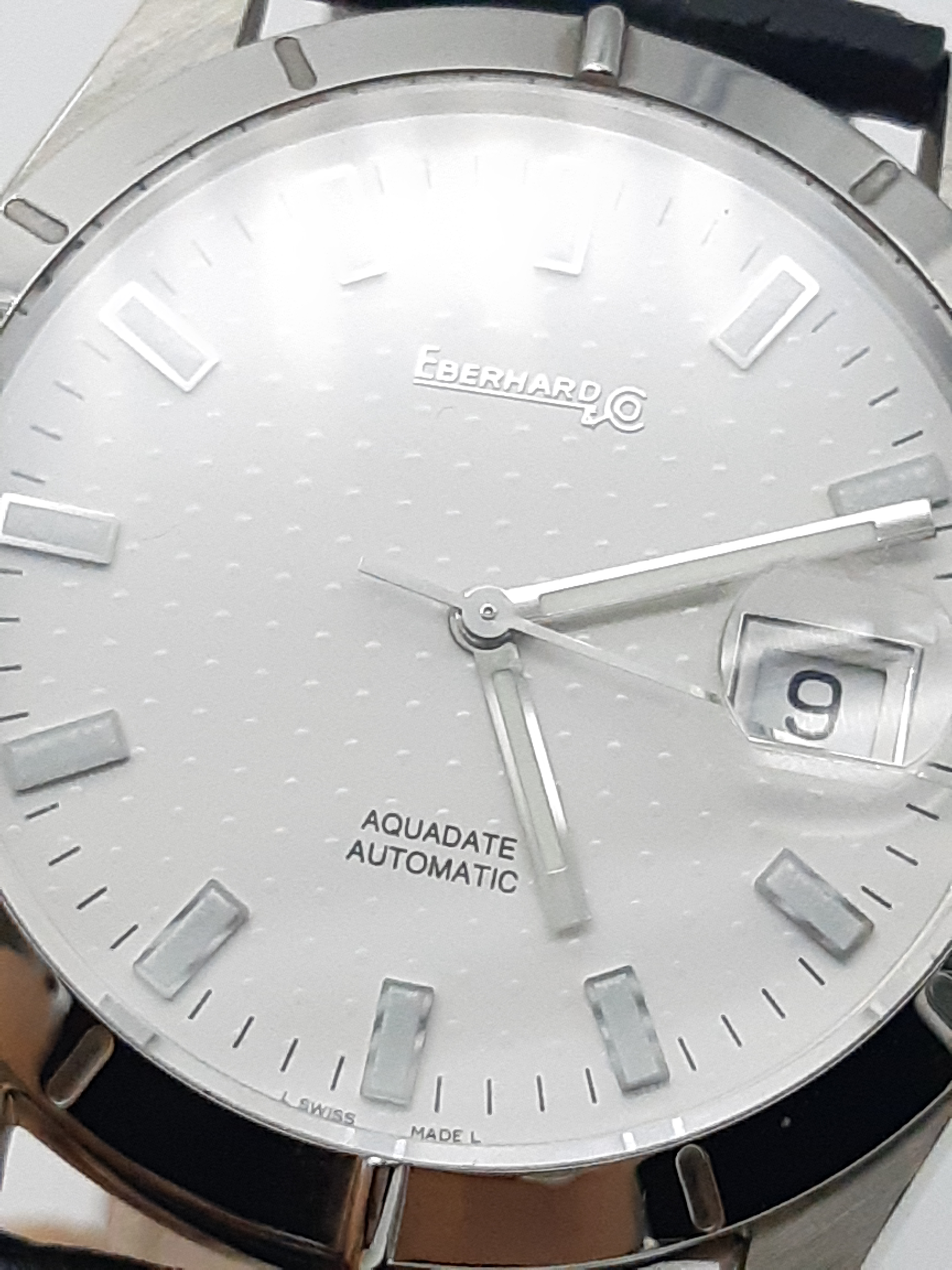 Eberhard AQUADATE AUTOMATICO AQUADATE SOLO TEMPO 39MM - AnzovinoGioielli.it